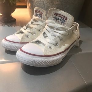 Youth white converse