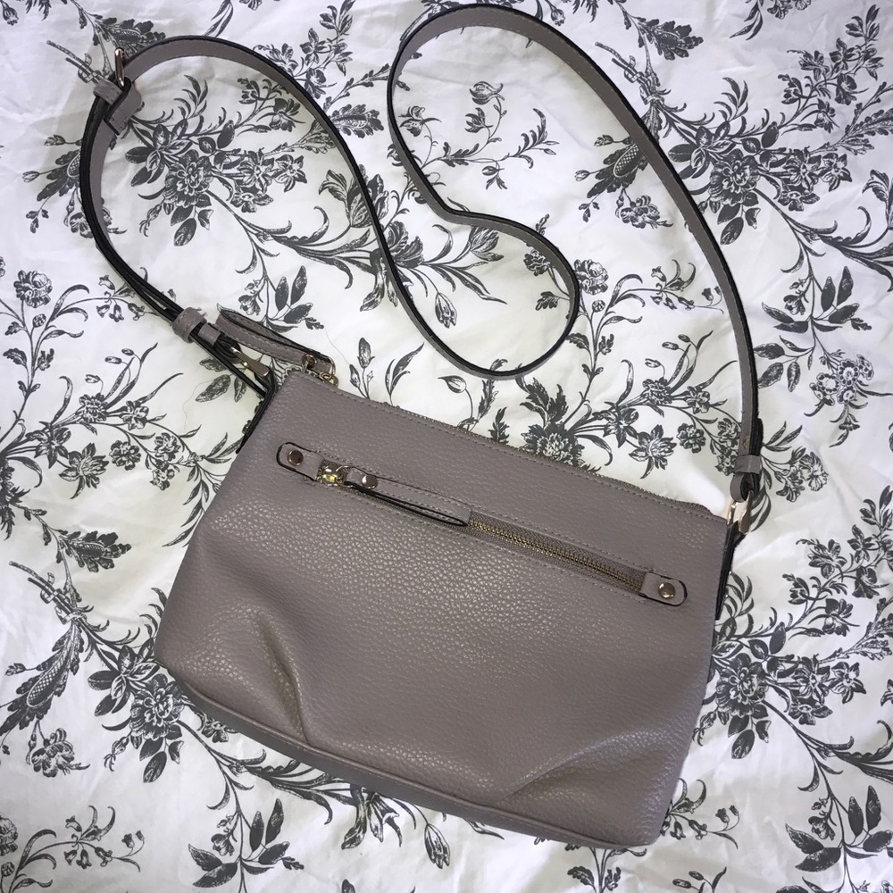 Merona Taupe Crossbody Small/Medium size