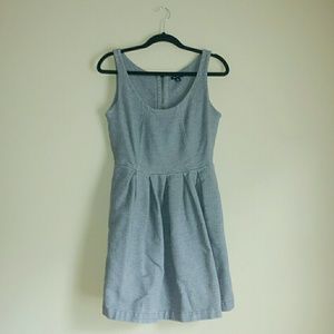 Casual Gray Jersey Skater Dress | Pockets!