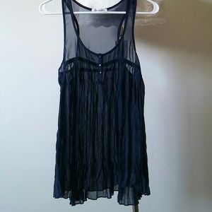 Sheer racer back tank