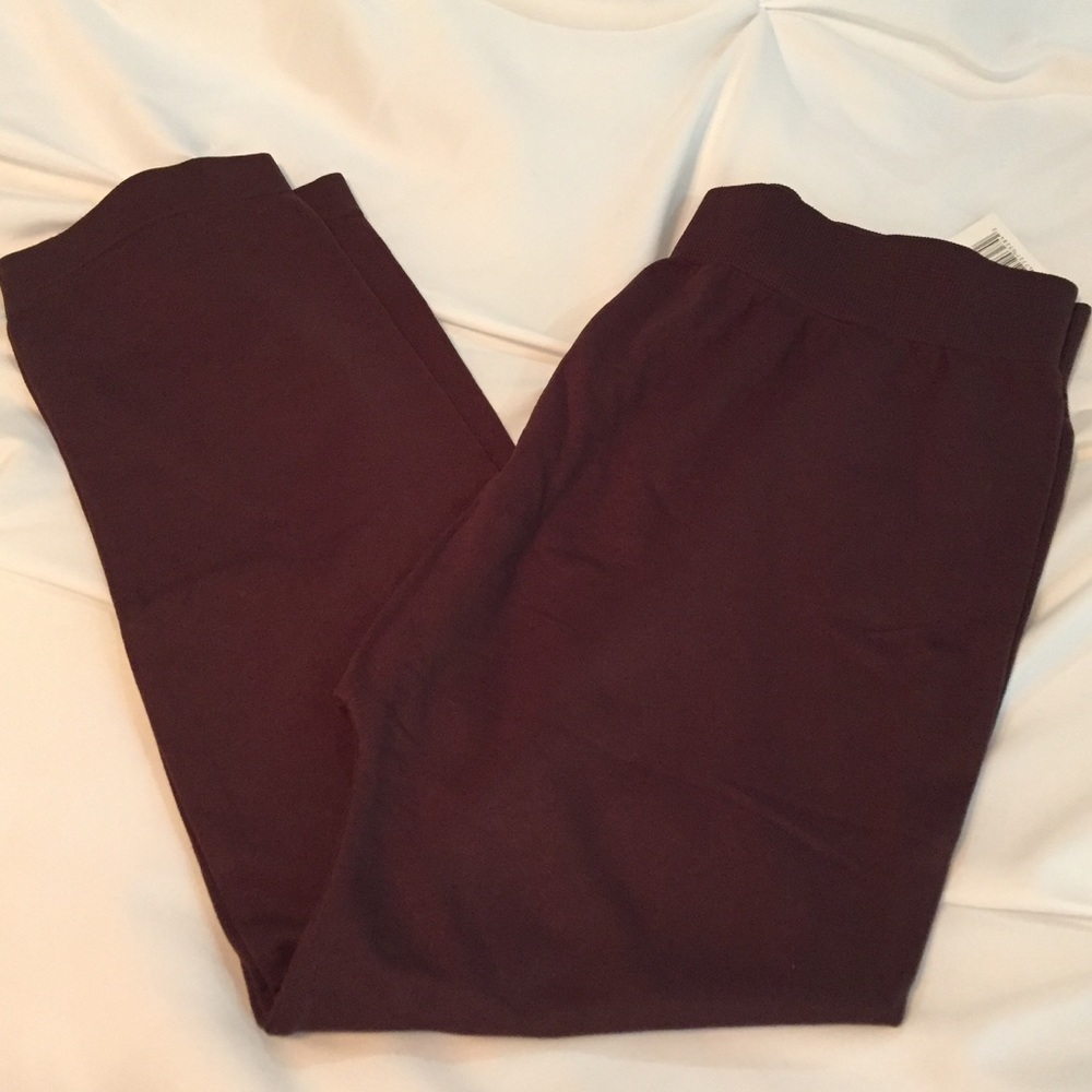 NWT brown Plus size crop leggings from boutique