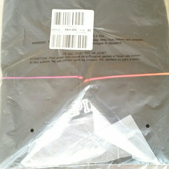 PINK Victori'as Secret Rainbow Strip Tote Bag - Picture 3 of 3