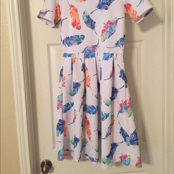 Unicorn LuLaRoe Amelia Dress - XS - Picture 2 of 6
