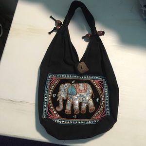 Authentic Thailand small elephant purse