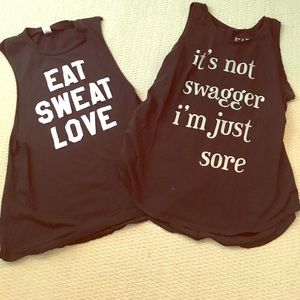 Bundle 2 work out tops