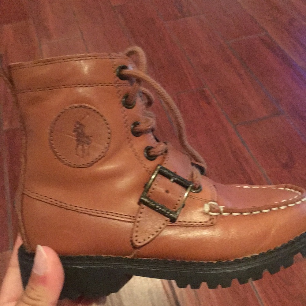 Polo boots boys size 12