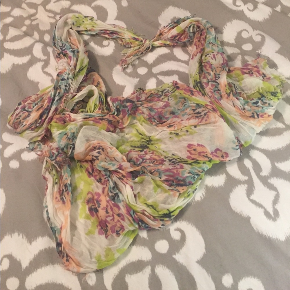 Floral scarf