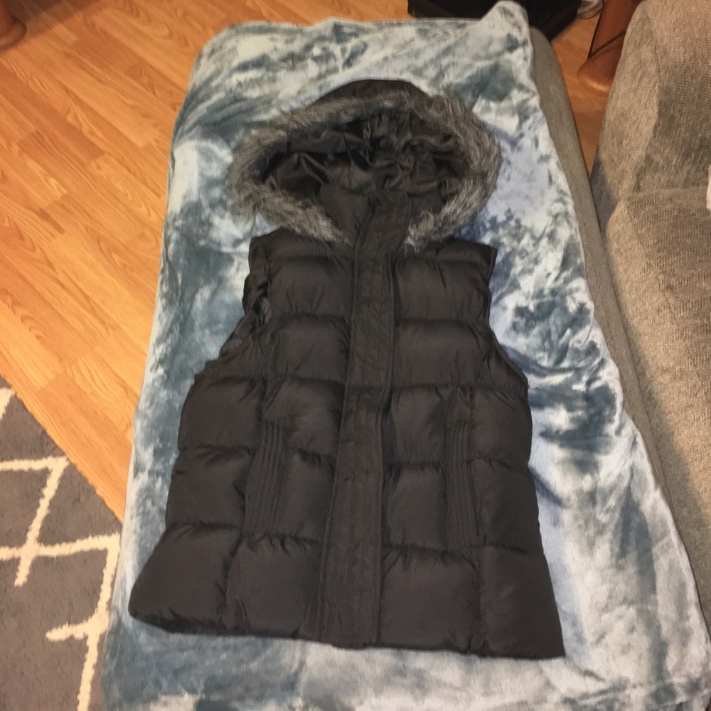 Fuzzy winter vest