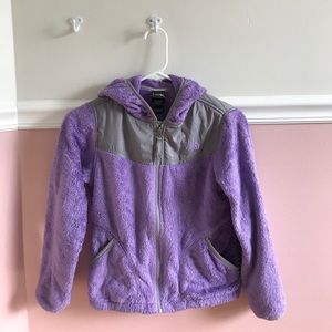 Hooded Girl's Medium North Face Jacket