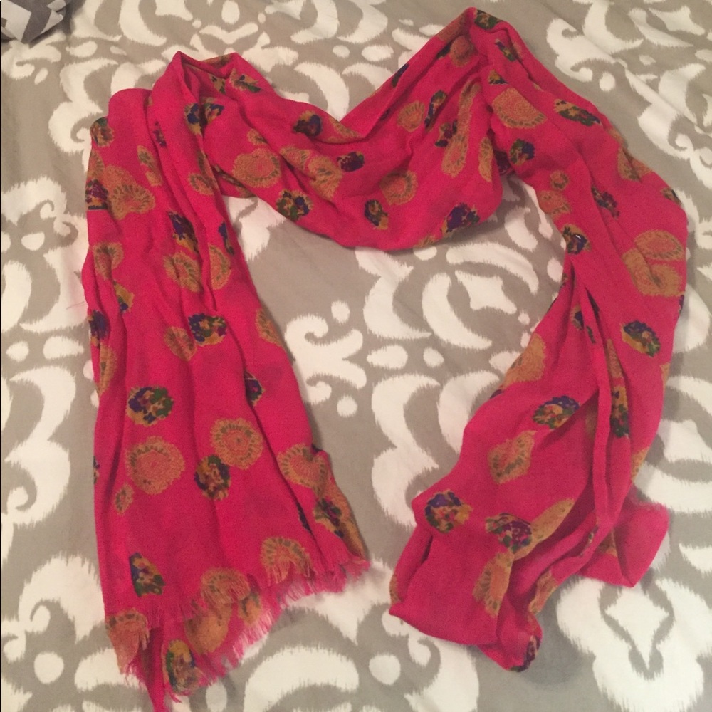Super fun floral scarf