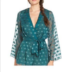 Tularosa green Romper