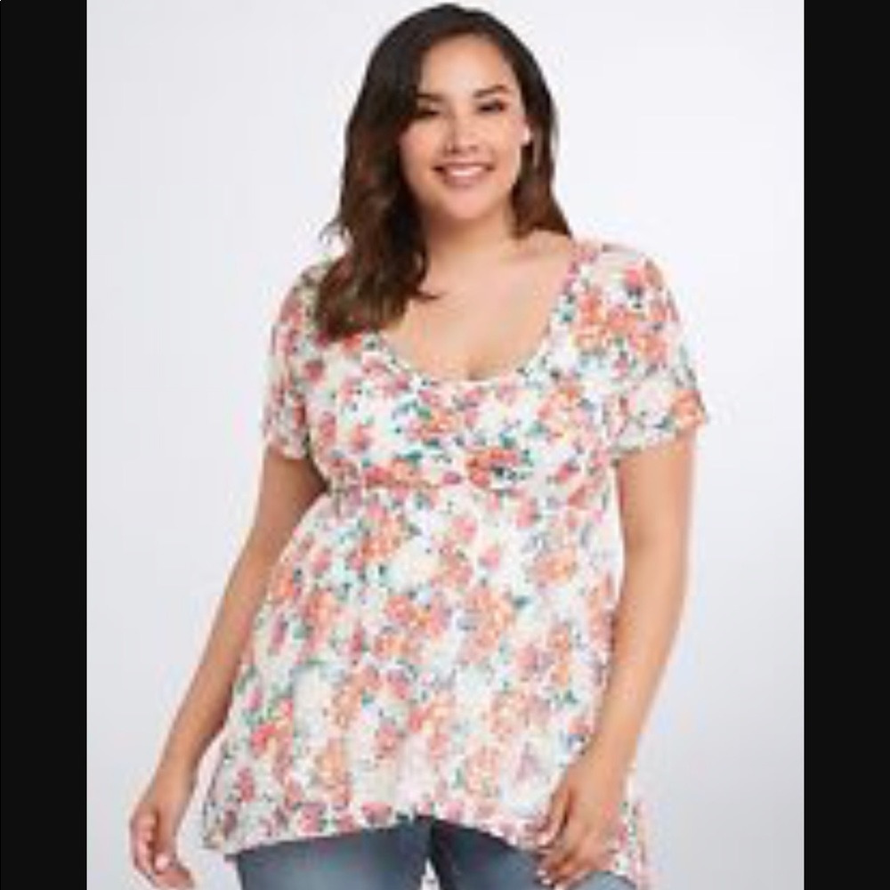 NWT Torrid Size 2 floral lace babydoll