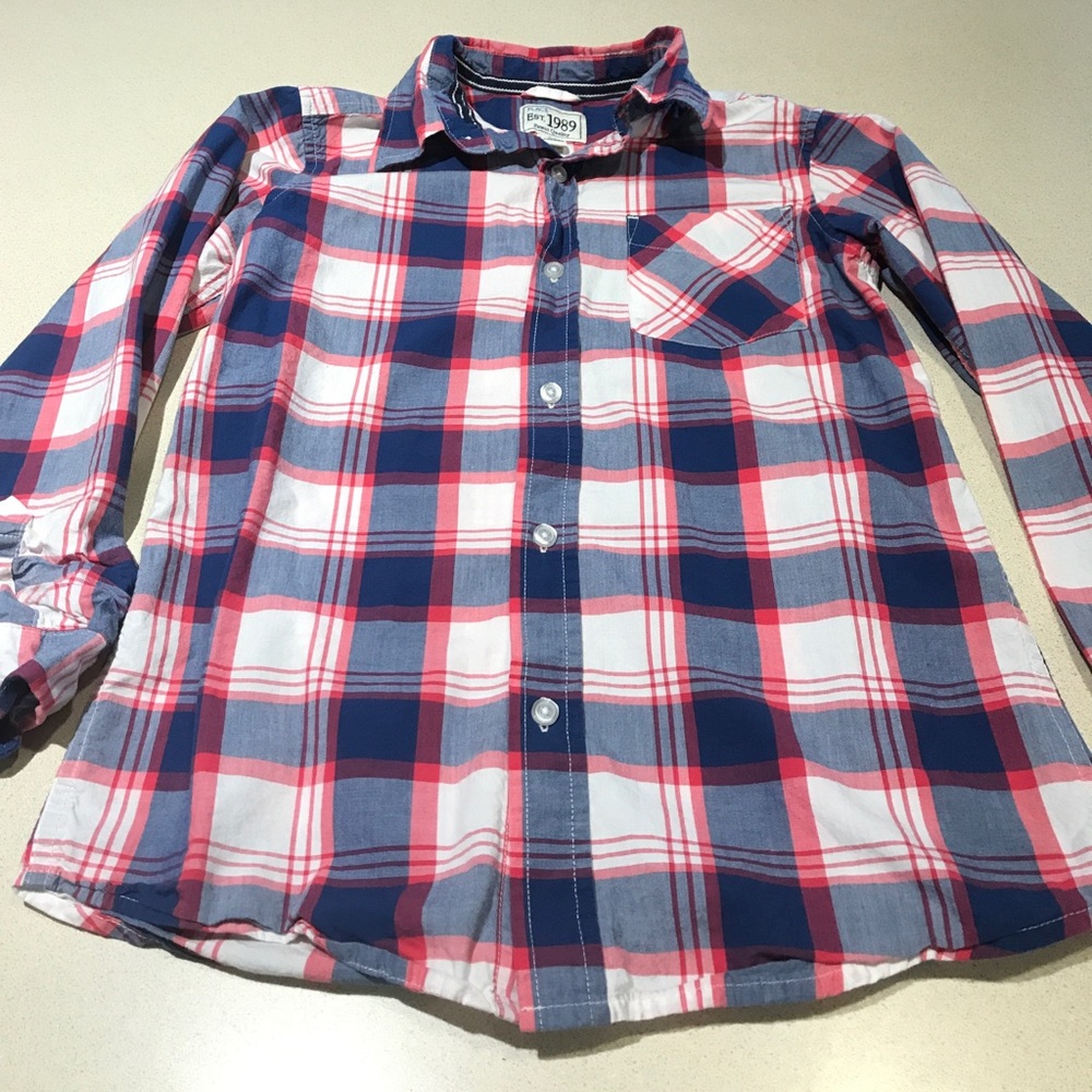 Boys button up shirt.