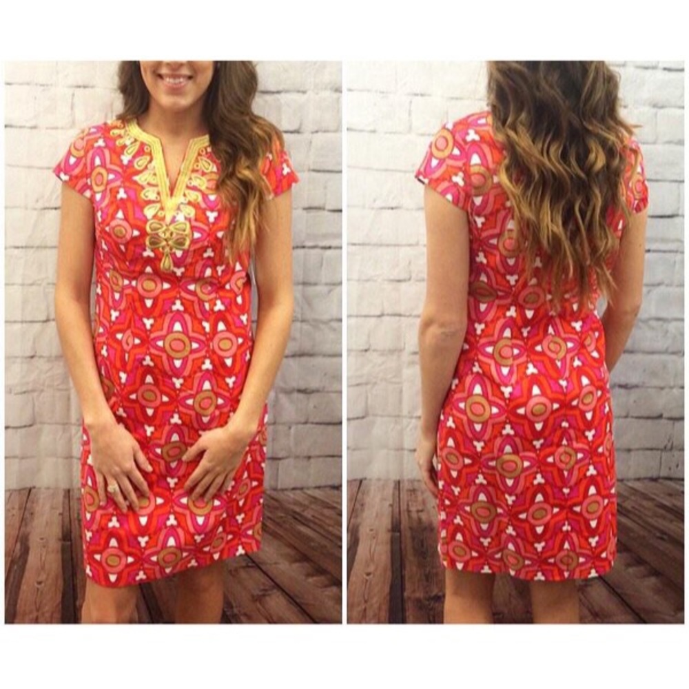 New ✨ Coral Midi Jackie Dress