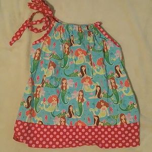 Boutique mermaid pillow case dress 3t toddler girl