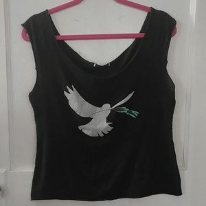 Amazing dove tank top world peace day!!!