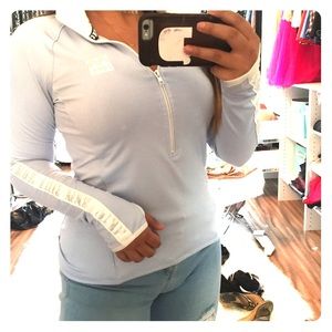 Victorias Secret PINK Light Blue Long Sleeve