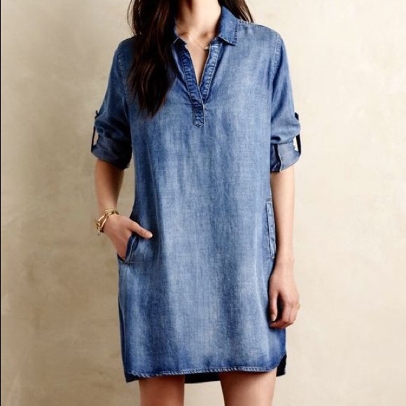 stone denim dress