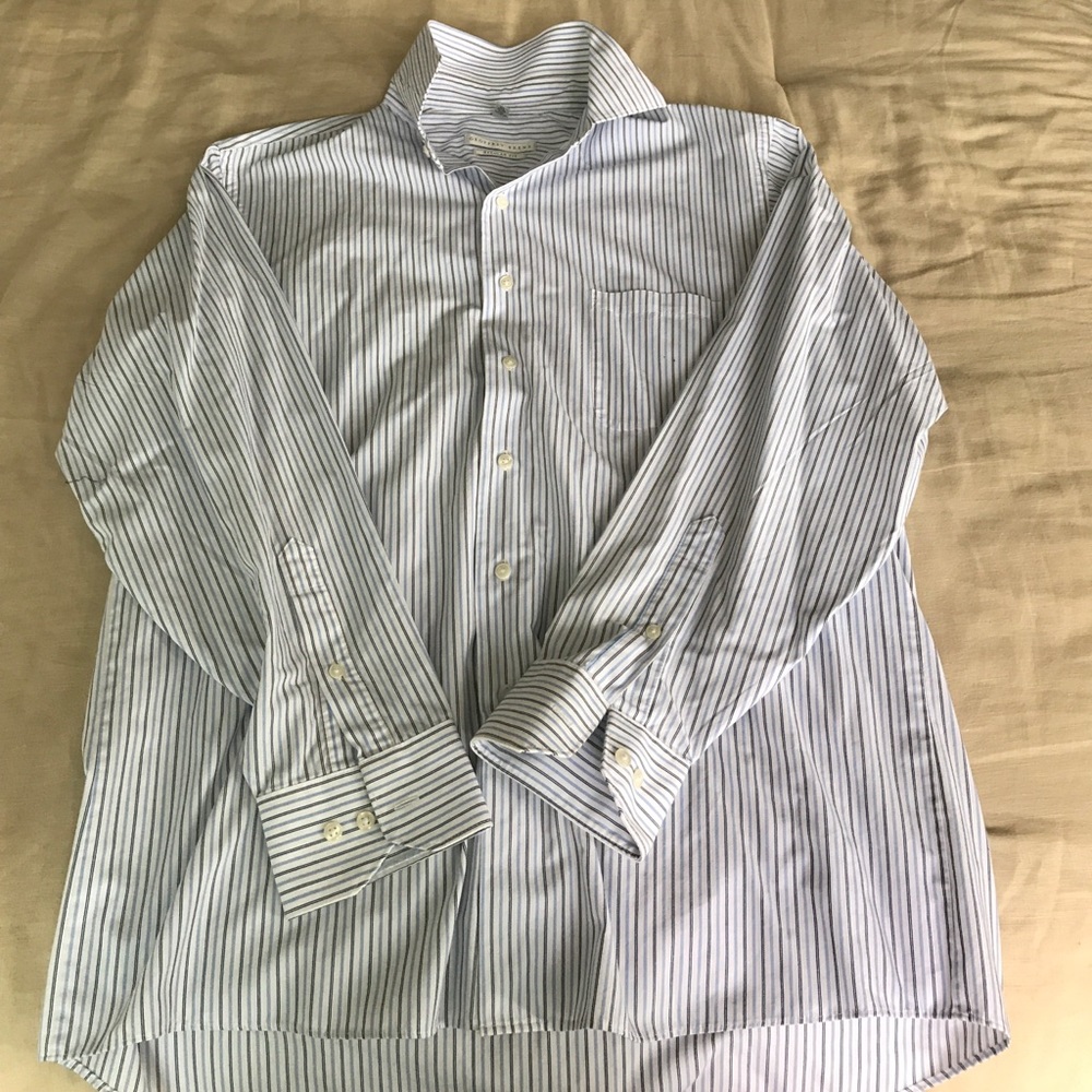 Geoffrey Beene long sleeve LG 16.5 34/35
