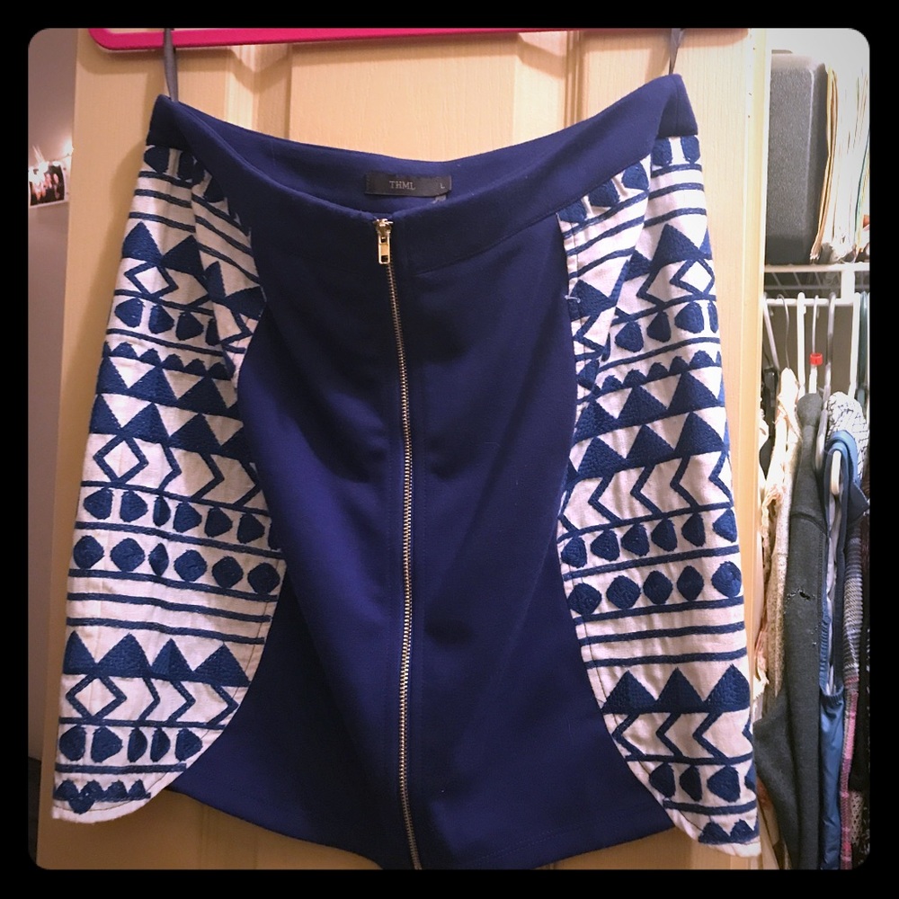 Graphic Pencil Skirt