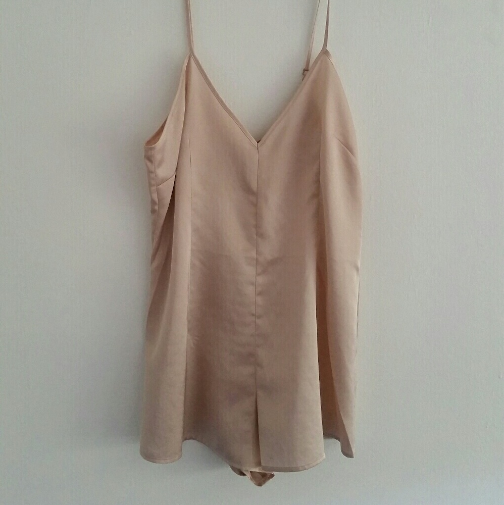 Blush Silk Romper
