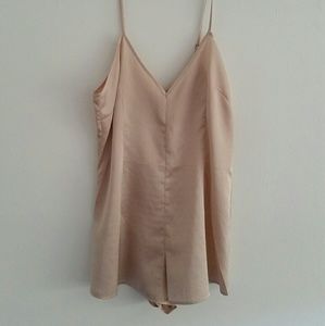 Blush Silk Romper