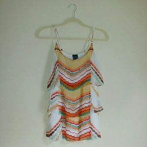 Colorful Layered Blouse