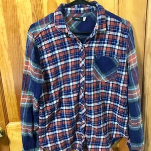 BDG Plaid Flannel Button-down Shirt
