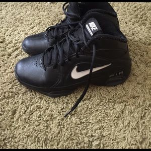 Black and white Nike sneakers