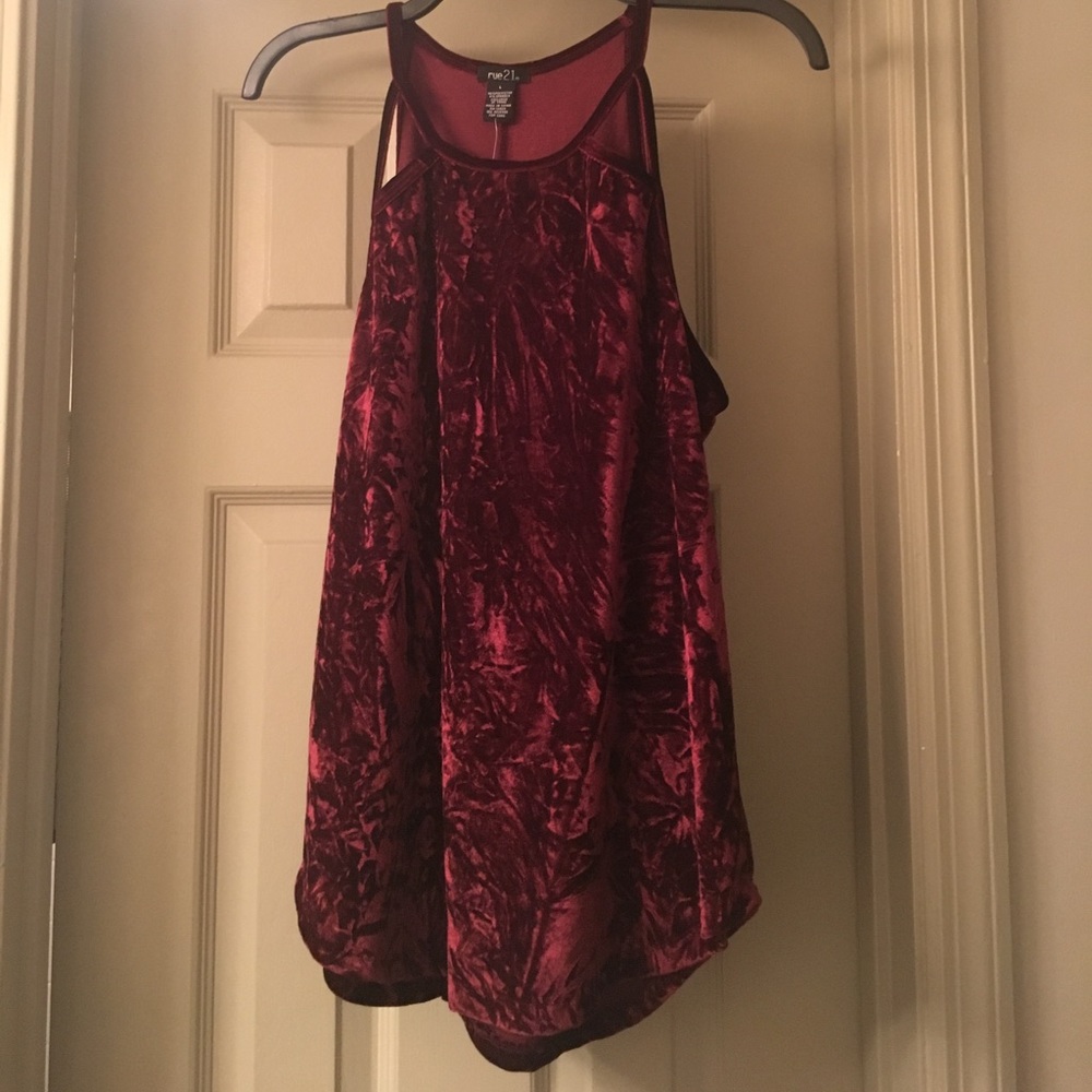 Red Velvet Tank Top