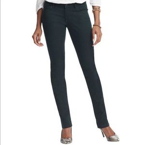 LOFT modern skinny Mallard Green