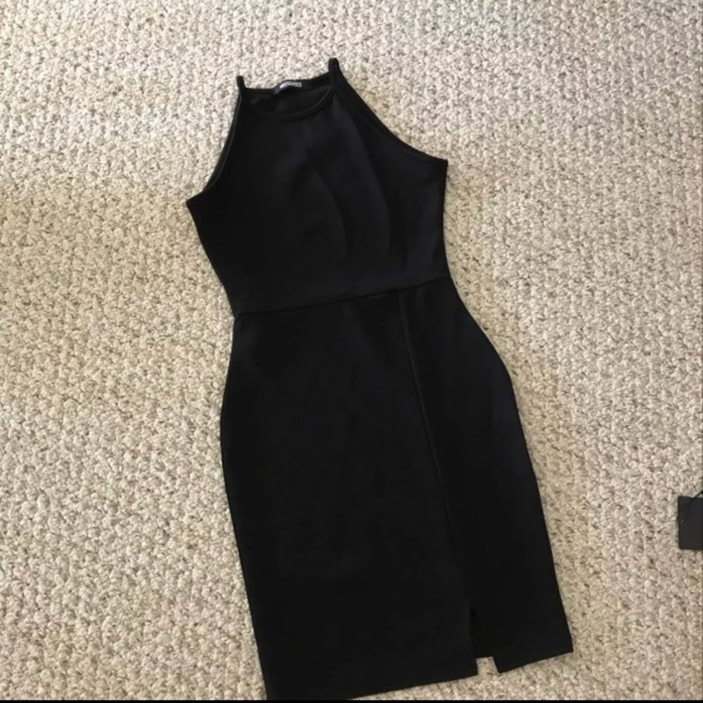 LBD bodycon with slit