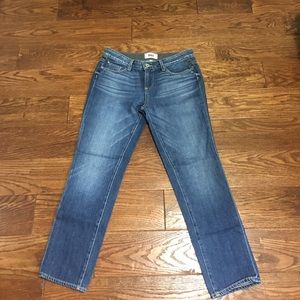 Paige crop jeans