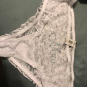 NWT Torrid Size 2 "Mrs" lace undies