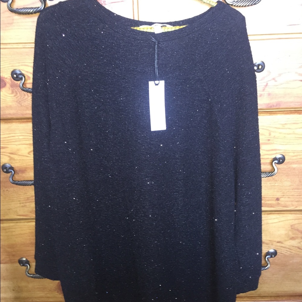 BB Dakota black sparkly sweater