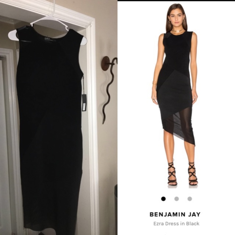Ezra black Benjamin Jay dress