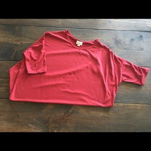 Small solid red Irma tunic - NWOT