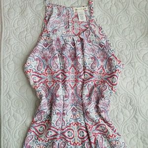 Paisley patterned tank