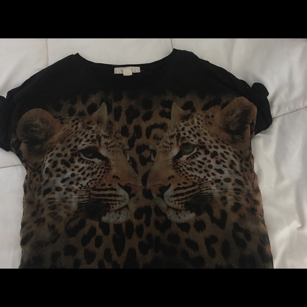 Animal print top