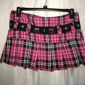 Tripp brand plaid skater skirt from Hot Topic!