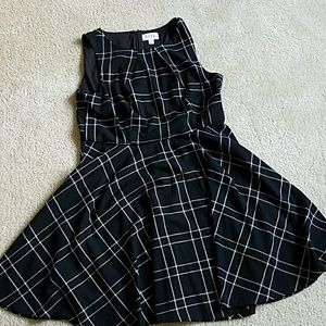 Black pattern dress