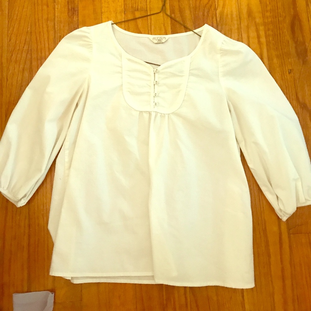 Old Navy White "Prairie" Top