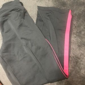 Grey and pink sweat pants