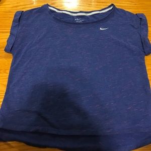 Nike crop top workout shirt