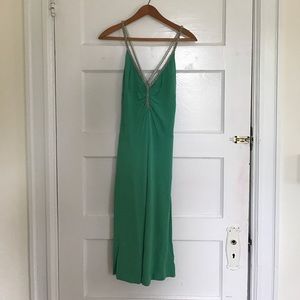 FINAL PRICE Maria Bianca Nero Green Strappy Dress
