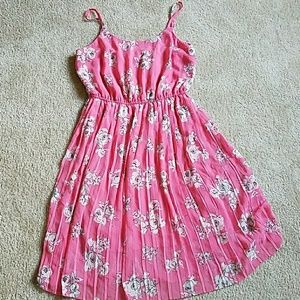 Pink patterned dress