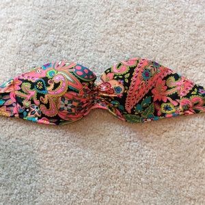Colorful Floral Victoria's Secret Bikini Top