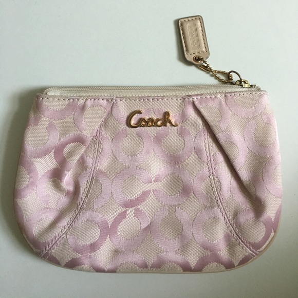 COACH Light Pink Wristlet - Picture 1 of 4
