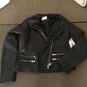 JustFab Medium Leather Jacket
