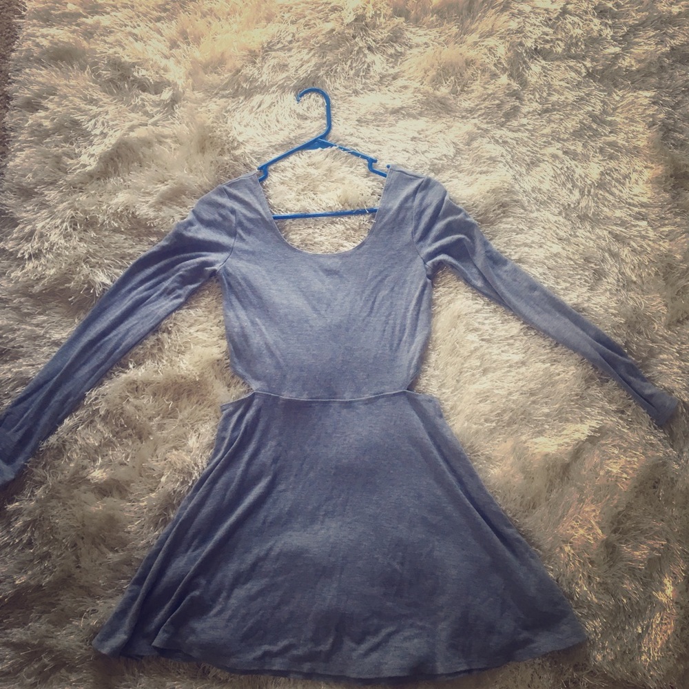Grey Skater Dress